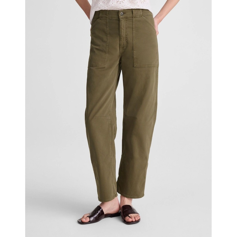 NWT Madewell The Short Darted Barrel-Leg Utility Pant - Size 25 Short -MSRP $128